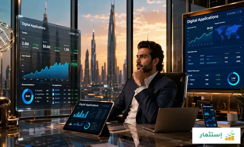 الاستثمار في التطبيقات الرقمية
